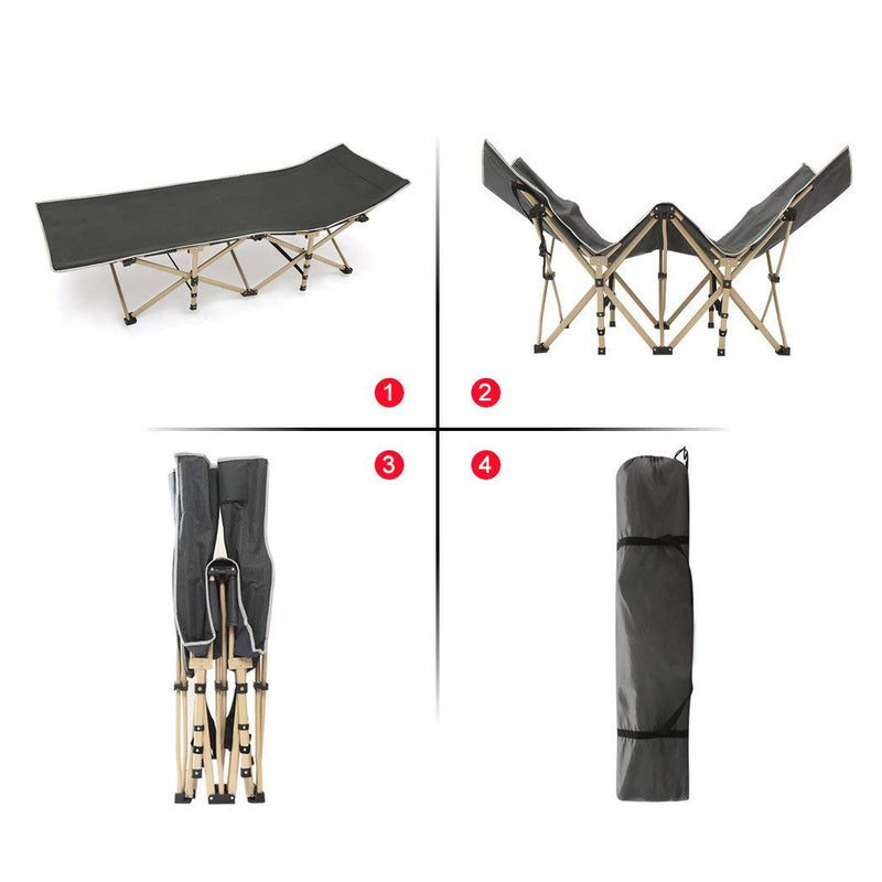 Portable Folding Camping Cot for Camping/ Picnic OUTDOOR urbancart.in