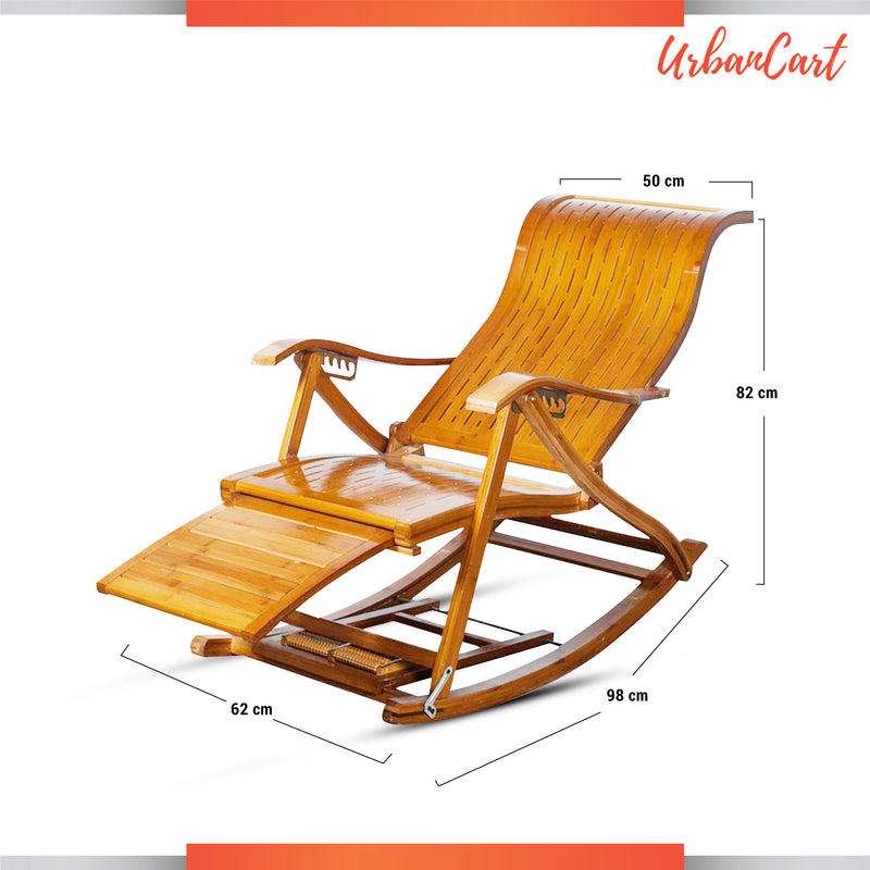 Unique Rocking Bamboo Lounge Chair Chair urbancart.in