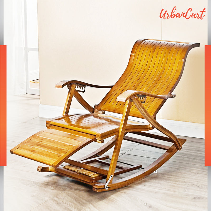 Unique Rocking Bamboo Lounge Chair Chair urbancart.in