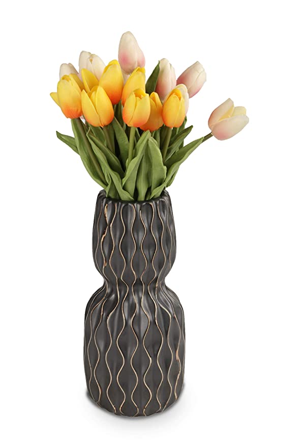 Ceramic Flower Vase for Home Décor, Living Room and Events