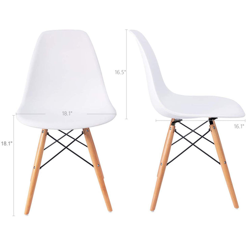 DSW Eames Replica Chair - White Chair urbancart.in
