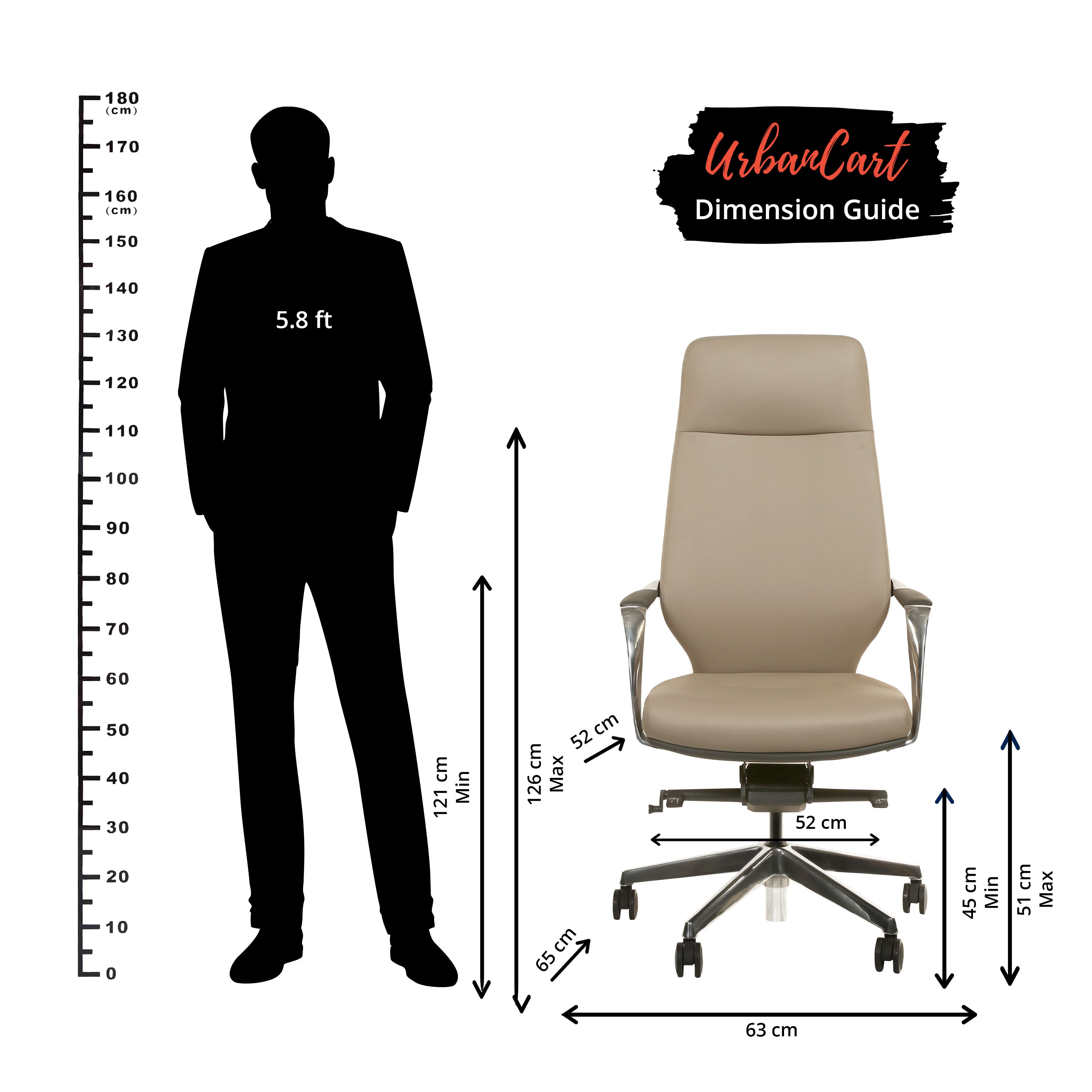 High back chair height deals