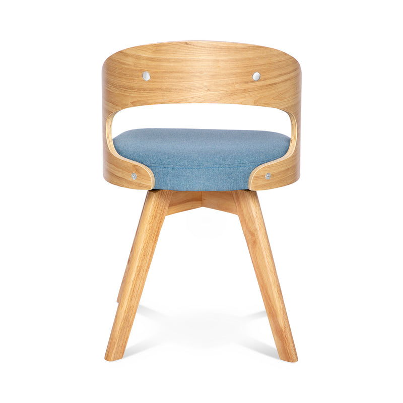 360° Revolving Seat Dining Chair -Blue Chair urbancart.in