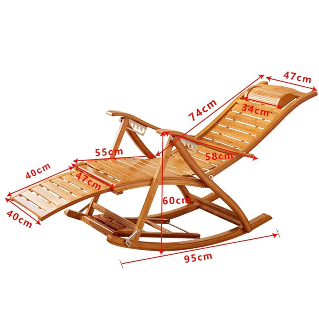 Rocking Bamboo Lounge Chair Chair urbancart.in
